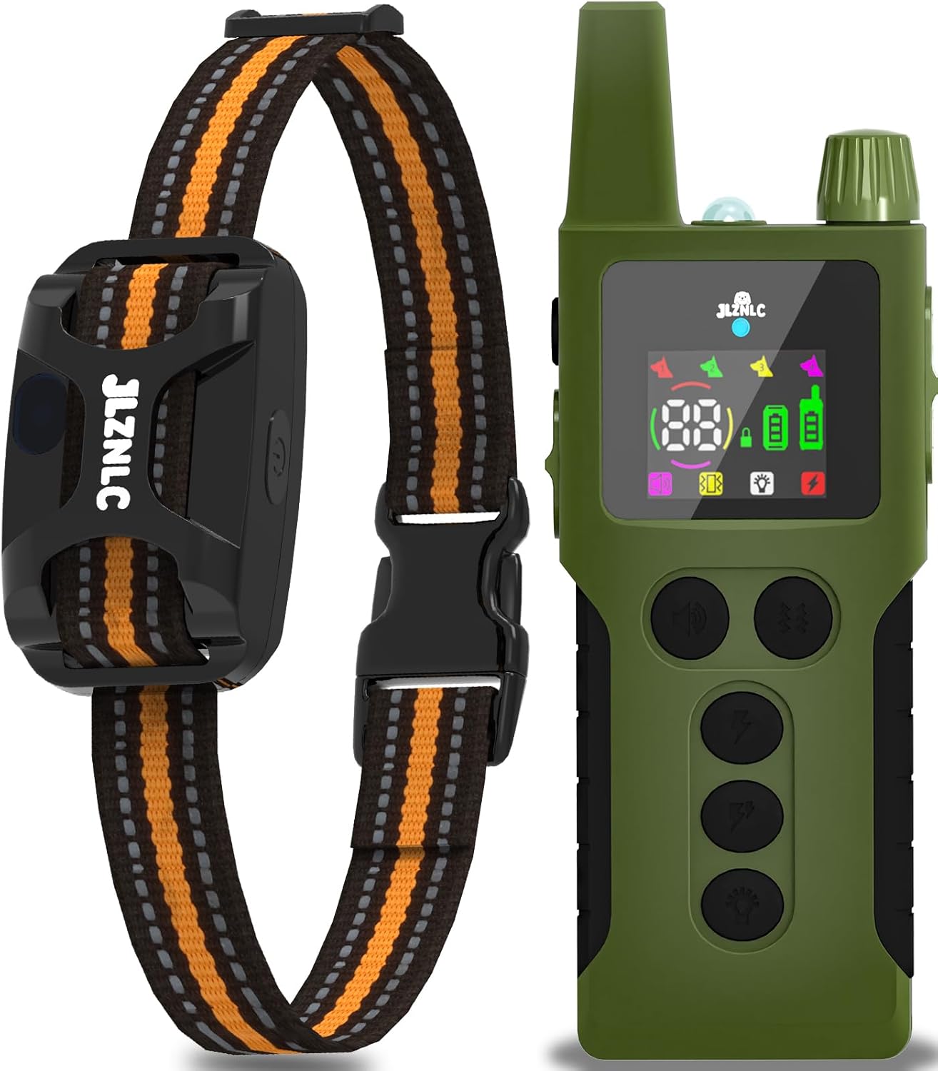 Dog Shock Collar - 4200FT Dog Training Collar with Remote Innovative IPX7 Waterproof with 4 Training Modes,Vibration and Shock,Rechargeable E-Collar for All Breeds - Pet Explorer