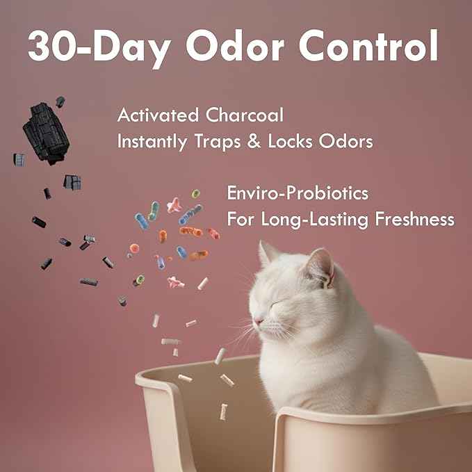 Lady N Pellet Tofu Cat Litter, Strong Clumping Ultra Absorbent, Dust-Free Low Tracking, Enviro-probiotic and Activated Carbon for Odor Control 9lb (1 Pack Unscented)