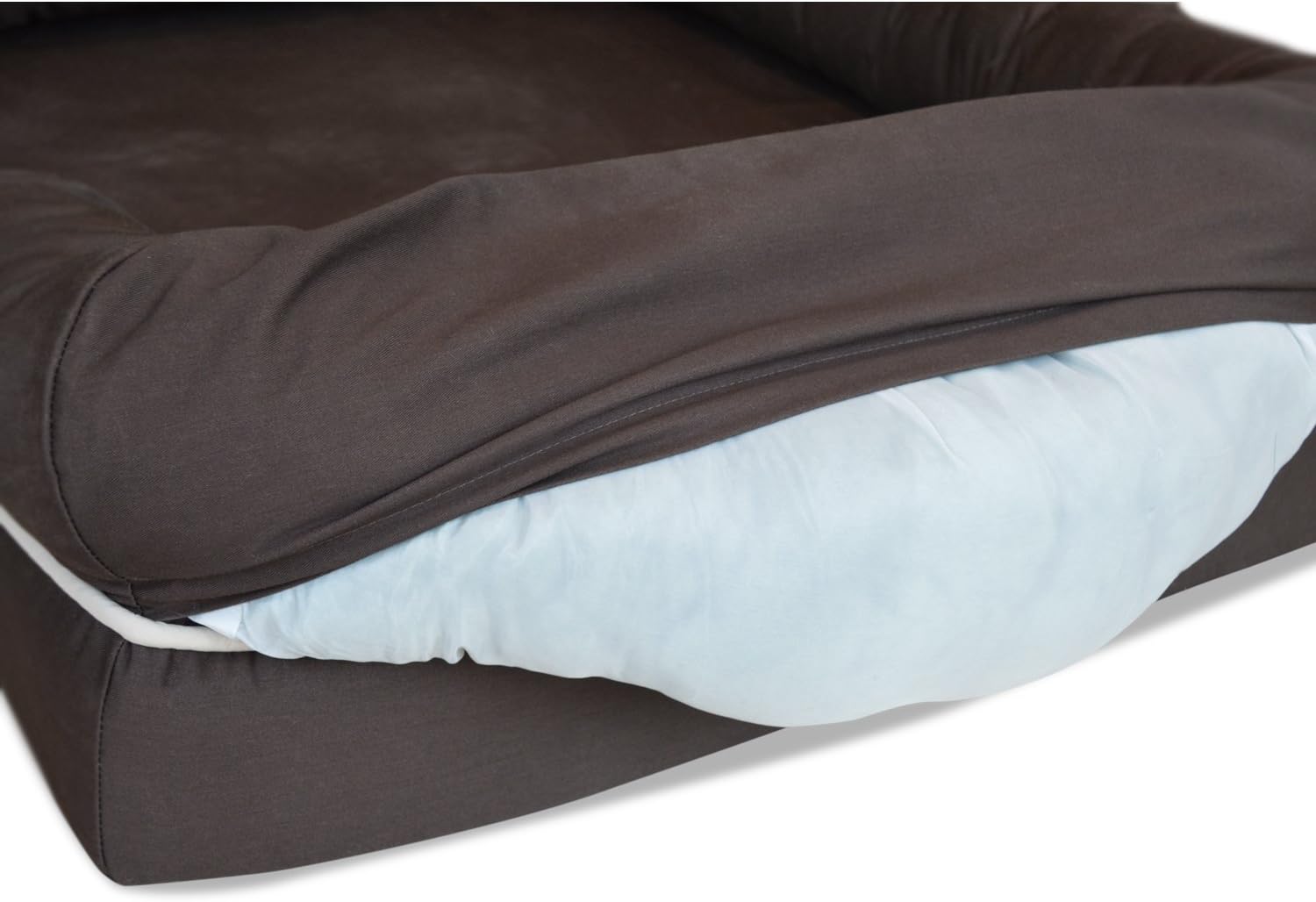 PetFusion Ultimate Dog Bed, Orthopedic Memory Foam, Multiple Sizes and Colors, Medium Firmness Pillow, Waterproof Liner, YKK Zippers, Breathable 35% Cotton Cover - Pet Explorer