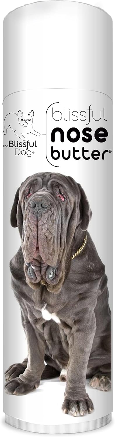 The Blissful Dog Neapolitan Mastiff Nose Butter for Dry, Cracked Skin, Lick-Safe Dog Nose Balm with Moisturizing Shea Butter, Almond, Olive, and Essential Oils, Pet Supplies, Uncented, 0.50 oz. - Pet Explorer