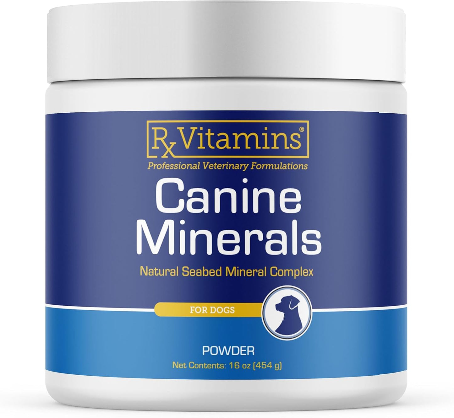 Rx Vitamins Canine Minerals - Essential Minerals for Dogs - Calcium, Magnesium, Iron Supplement, Bone and Joint Supplement for K9, Immune Support - 16oz - Pet Explorer