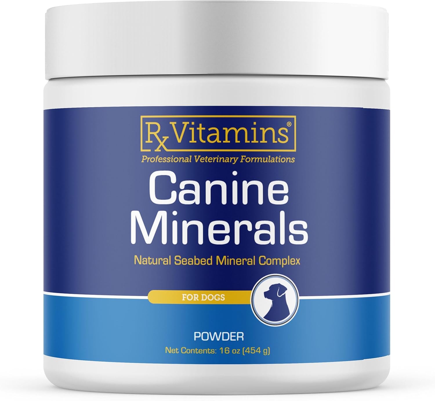 Rx Vitamins Canine Minerals - Essential Minerals for Dogs - Calcium, Magnesium, Iron Supplement, Bone and Joint Supplement for K9, Immune Support - 16oz - Pet Explorer