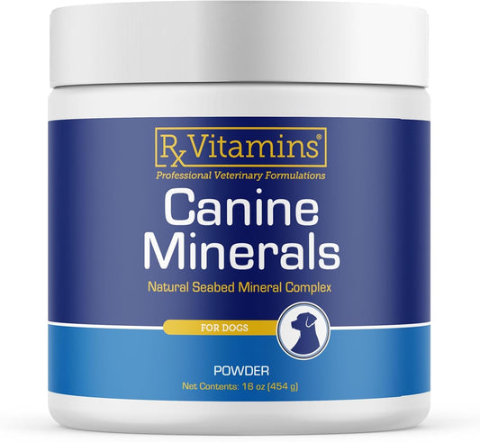Rx Vitamins Canine Minerals - Essential Minerals for Dogs - Calcium, Magnesium, Iron Supplement, Bone and Joint Supplement for K9, Immune Support - 16oz - Pet Explorer