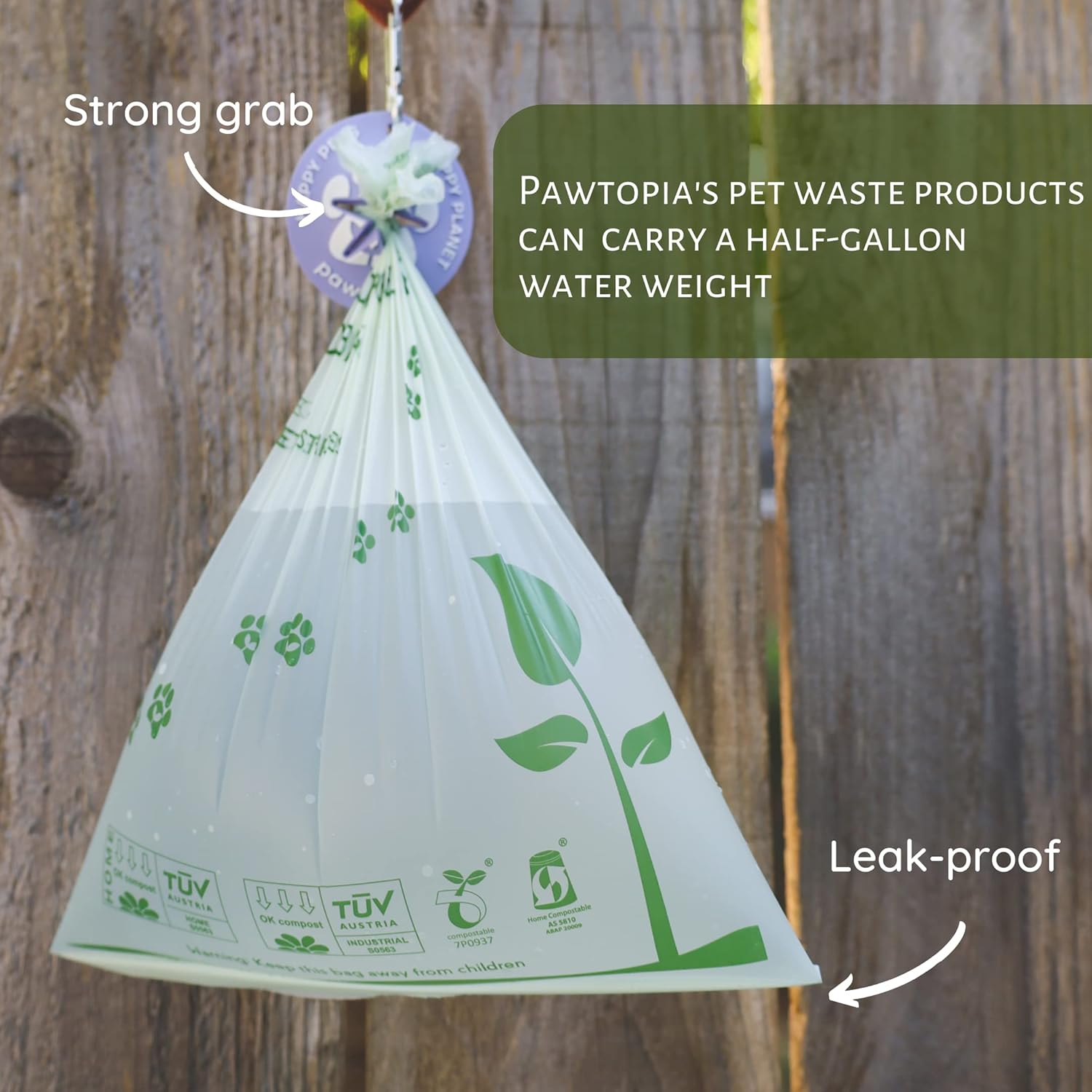 Pawtria Certified Home Compostable Dog Poop Bags (240 Bags + Lavender Carrier), Biodegradable Pet Waste Bags, Vegetable Starches, Leak proof Dog Waste Bags, Light-weight silicone made bag carrier - Pet Explorer