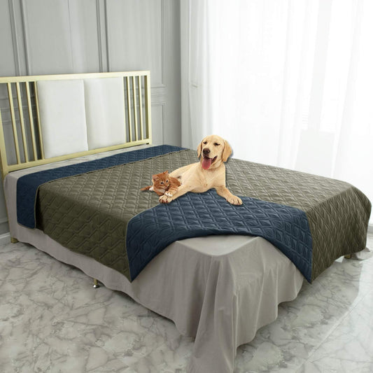 Ameritex Waterproof Dog Bed Cover Pet Blanket for Furniture Bed Couch Sofa Reversible - Pet Explorer