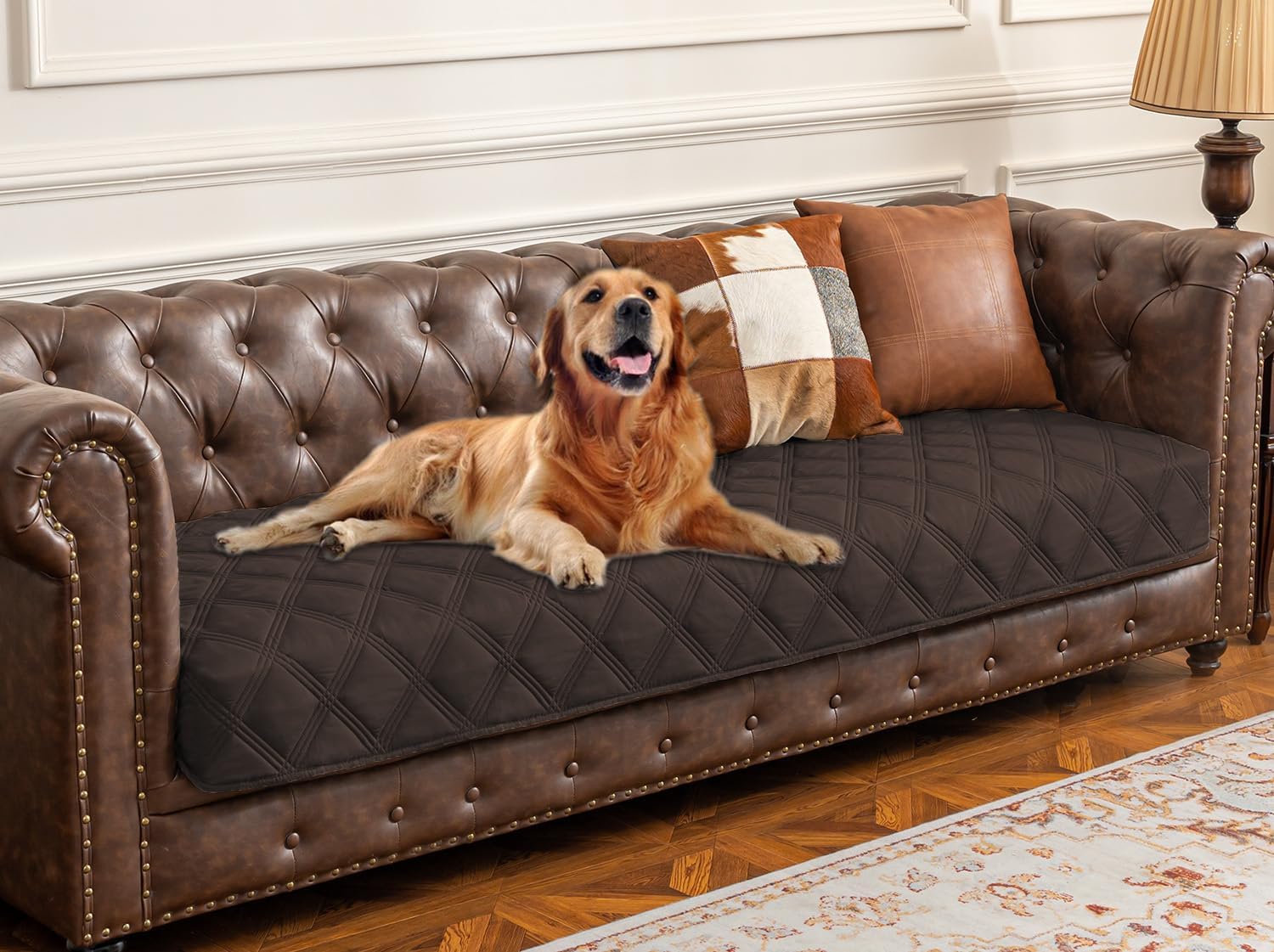 Ameritex Waterproof Dog Bed Cover Pet Blanket with Anti-Slip Back for Furniture Bed Couch Sofa - Pet Explorer
