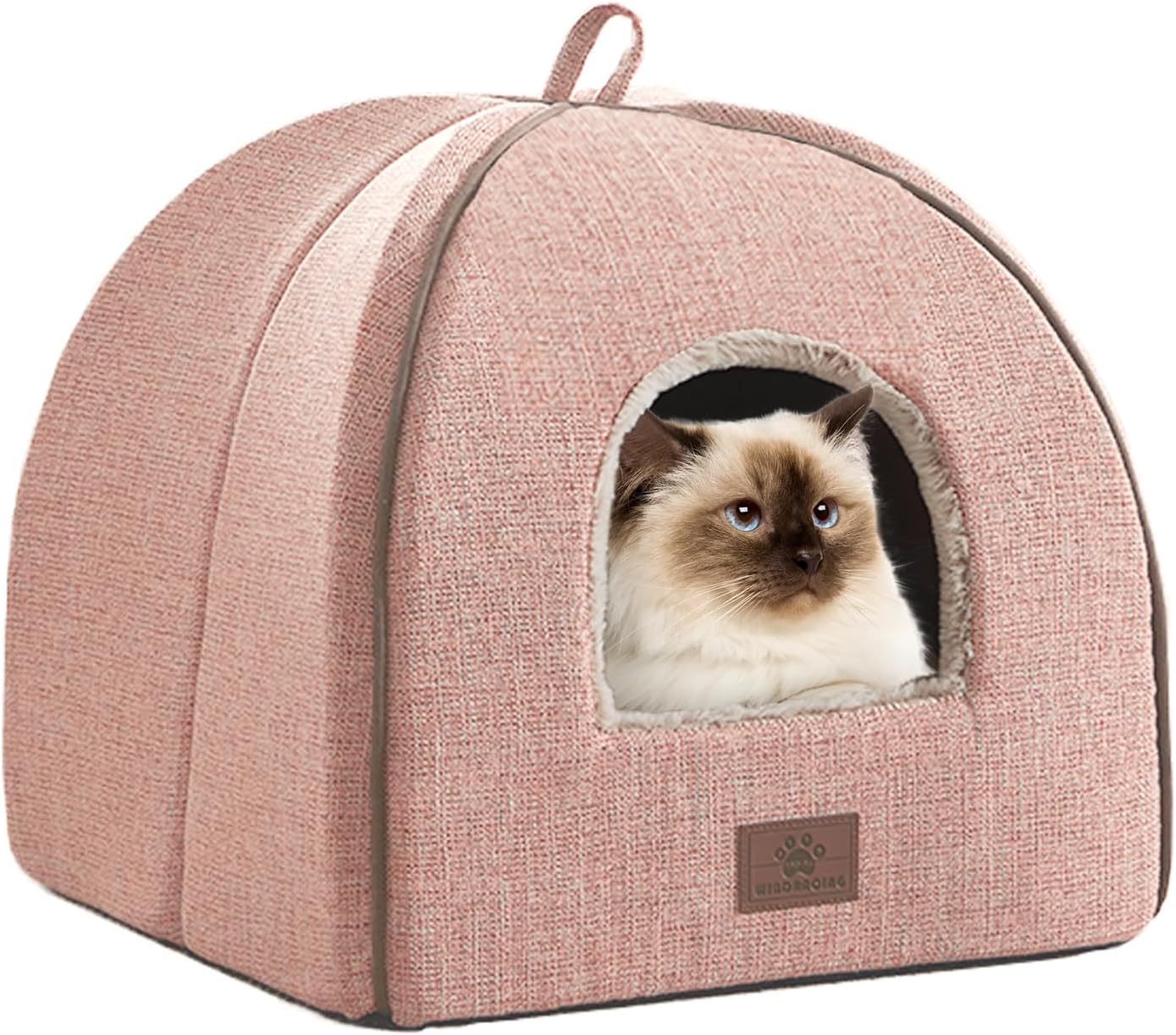 Cat Bed for Indoor Cats - Cats Cave Bed Cat House Cat Tent with Removable Washable Cushioned Pillow, Soft Kitten beds, & Furniture, for Small and Medium Pet Bed - Pet Explorer