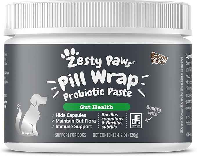 Zesty Paws NAD+ Precursor Supplement for Dogs - Niagen for Healthy Aging & Skeletal Muscle Support & Recovery - Brain, Heart, & Cellular Energy Support - Nicotinamide Riboside Chloride - 60 Capsules