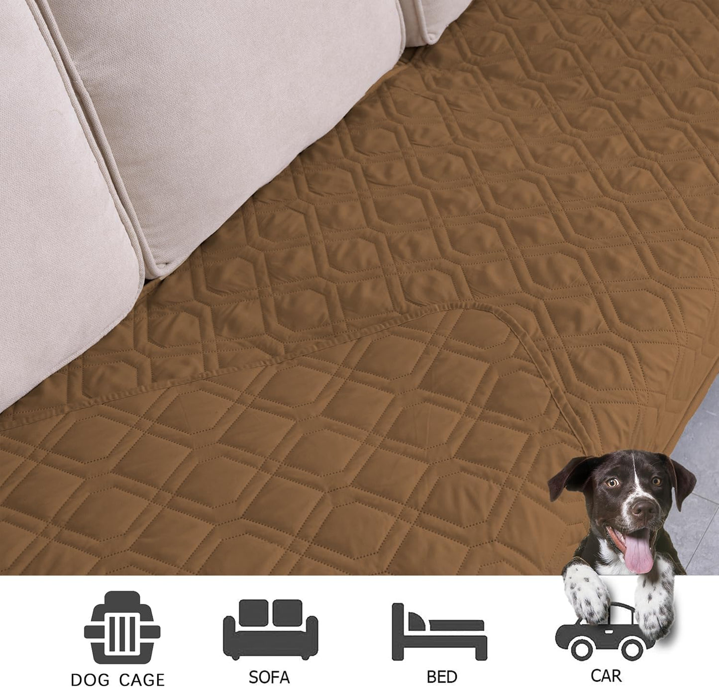 Ameritex Waterproof Dog Bed Cover Pet Blanket for Furniture Bed Couch Sofa Reversible - Pet Explorer