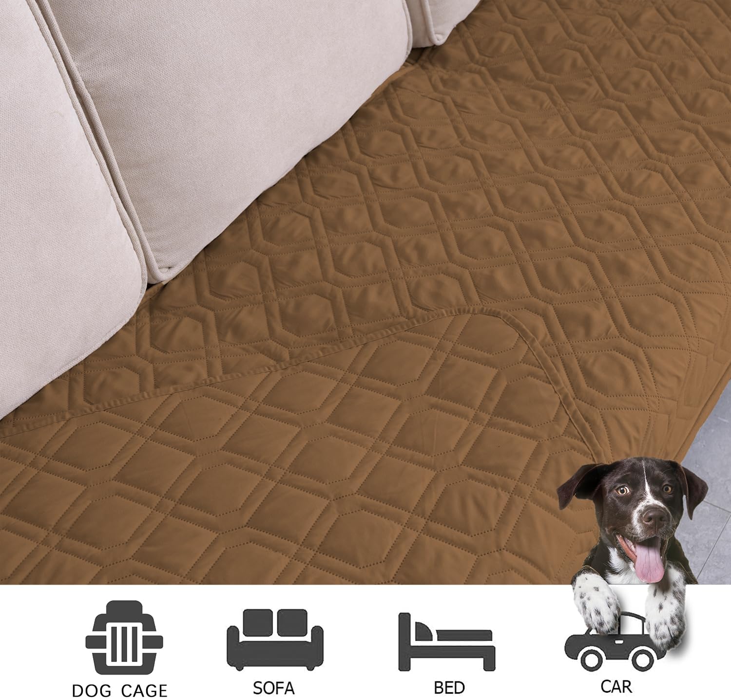 Ameritex Waterproof Dog Bed Cover Pet Blanket for Furniture Bed Couch Sofa Reversible - Pet Explorer