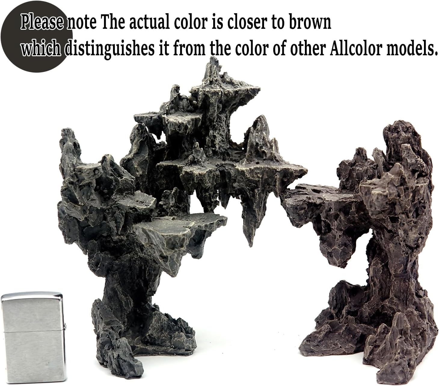 Fish Tank Decor Rocks.Aquarium Decoration Model.Easy and Quick Solution for Aquascaping.(Elf Island) - Pet Explorer