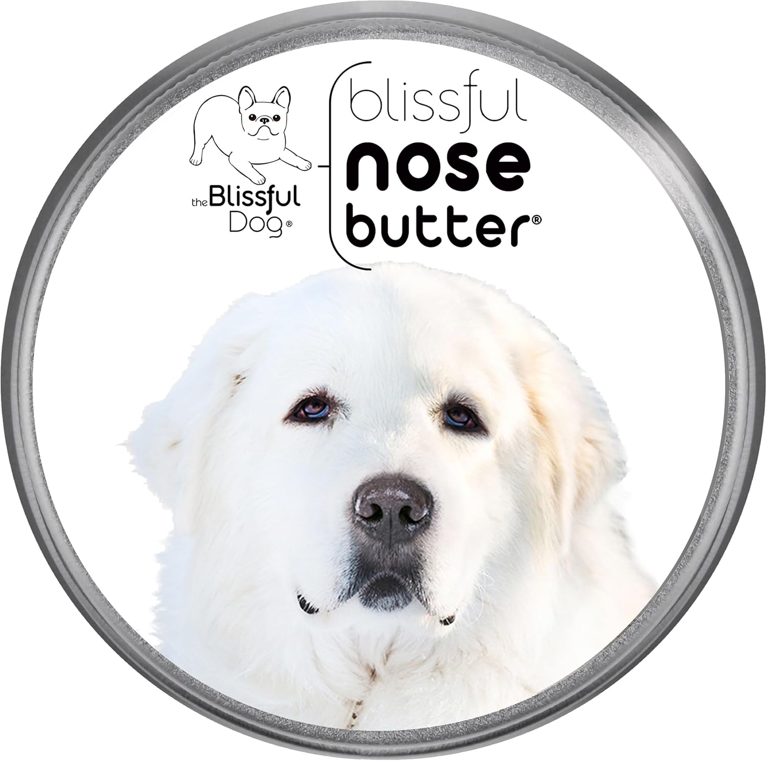 The Blissful Dog Great Pyrenees Unscented Nose Butter - Dog Nose Butter, 16 Ounce - Pet Explorer