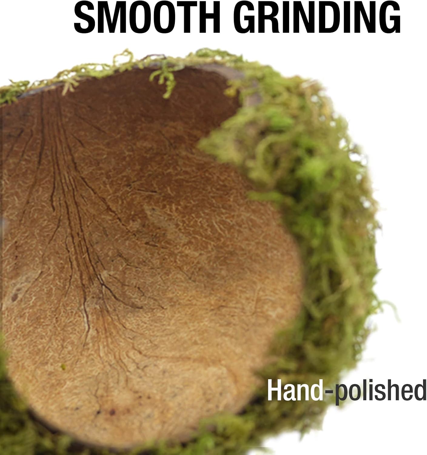 Hamster Hideout - Large, Natural Moss, Handcrafted for Syrian Hamsters, Rats & Guinea Pigs, Safe & Eco-Friendly