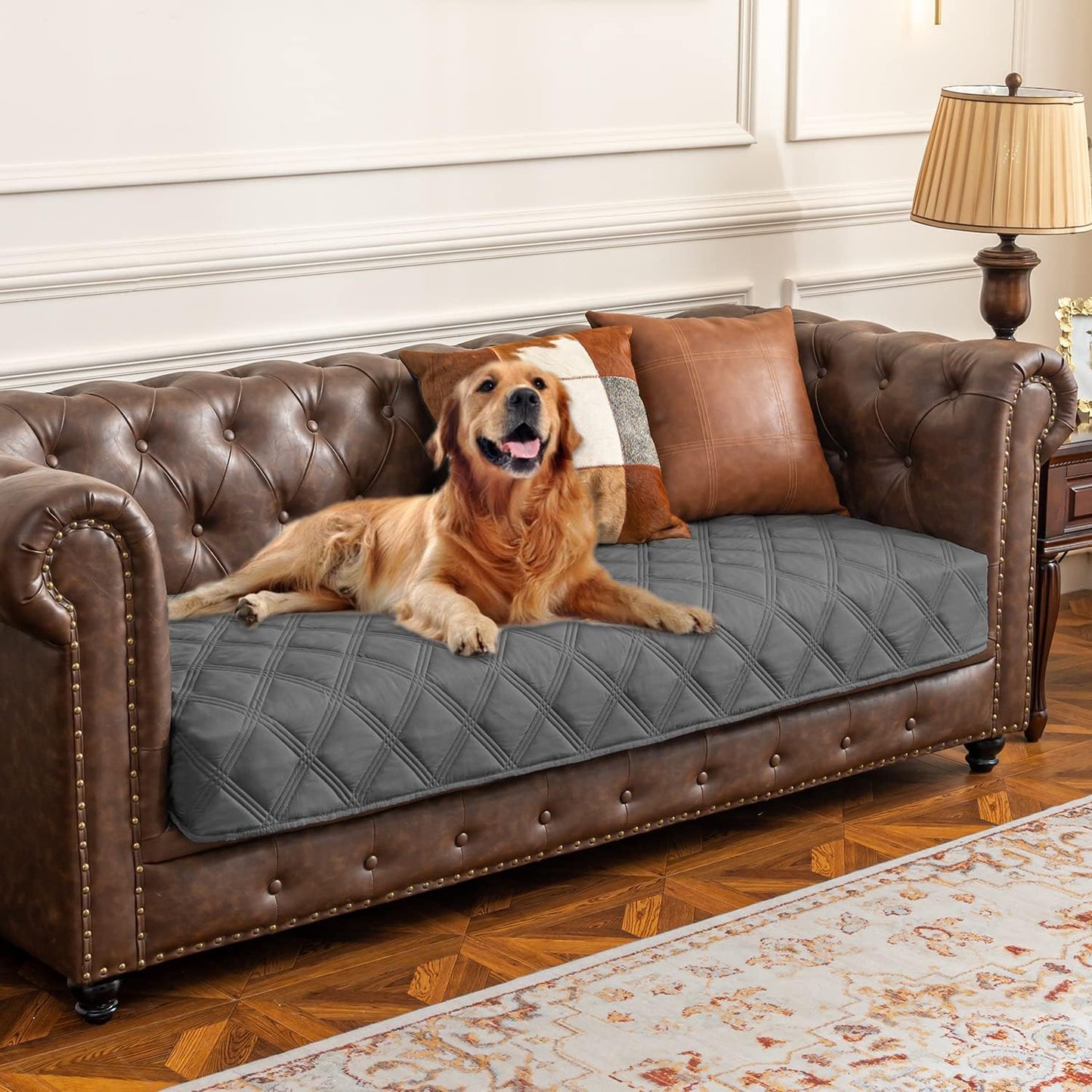 Ameritex Waterproof Dog Bed Cover Pet Blanket with Anti-Slip Back for Furniture Bed Couch Sofa - Pet Explorer