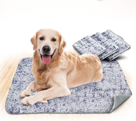 Washable Dog Pee Pads (2-Pack) - Reusable Pet Mats for Floor, Waterproof Whelping & Potty Pads, Crate Liner for Small, Medium, Large Pets (36" x 41") - Pet Explorer