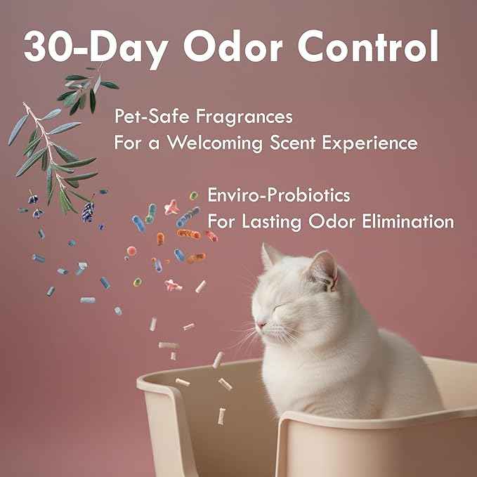 Lady N Pellet Tofu Cat Litter Boba Tea Scent, Strong Clumping, Ultra Absorbent, Dust-Free, Low Tracking, Water-Soluble, Natural Ingredients, Enviro-Probiotic Odor Control 9lb