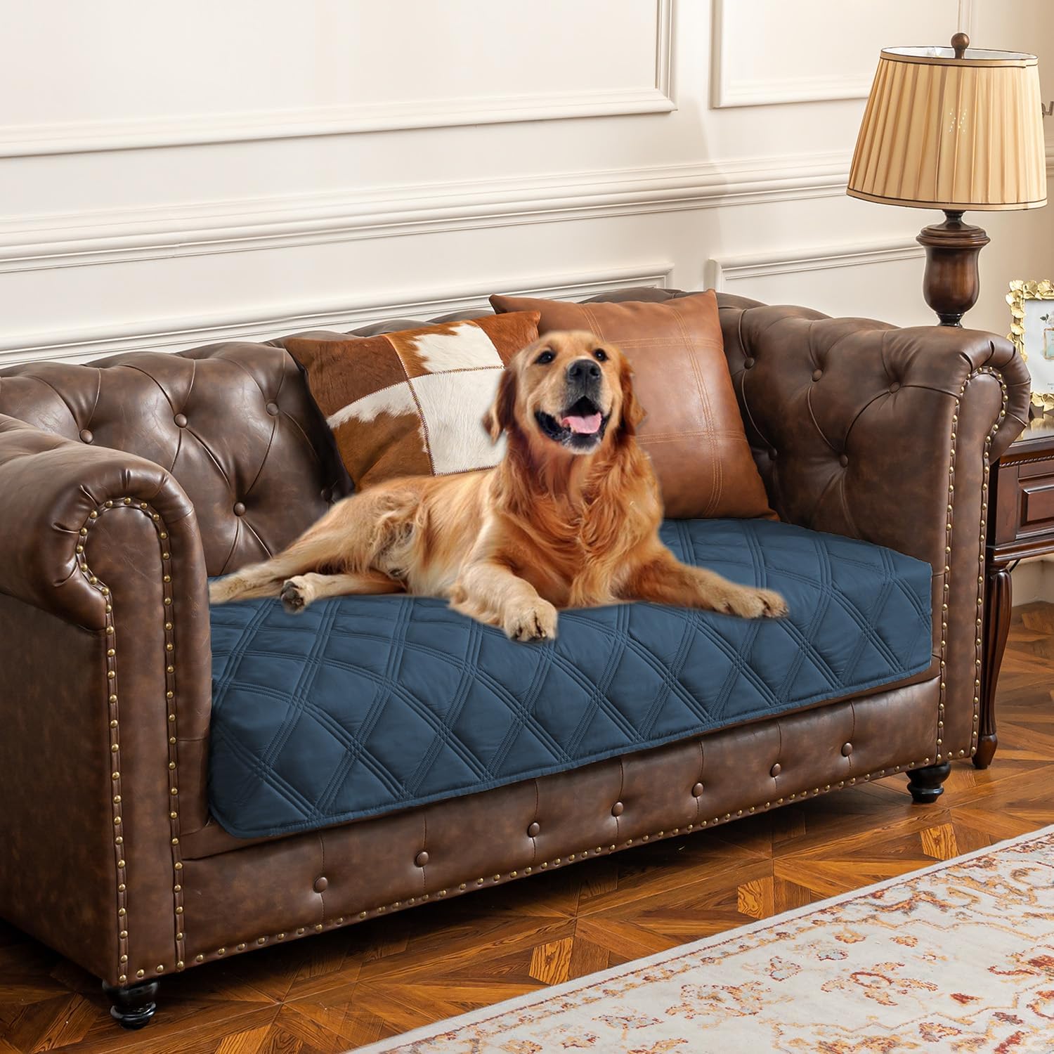 Ameritex Waterproof Dog Bed Cover Pet Blanket with Anti-Slip Back for Furniture Bed Couch Sofa - Pet Explorer