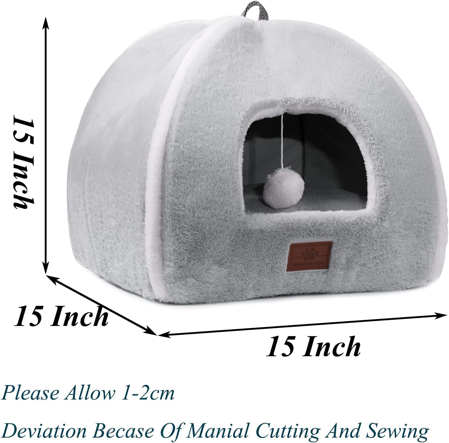 Cat Bed for Indoor Cats - Cat Cave Bed Cat House Cat Tent with Removable Washable Cushioned Pillow, Soft and Self Warming Kitten beds,Cat Beds & Furniture,for Small and Medium Pet Bed. - Pet Explorer