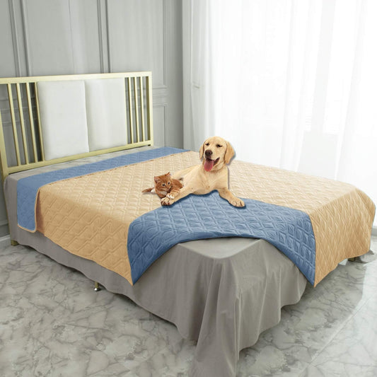 Ameritex Waterproof Dog Bed Cover Pet Blanket for Furniture Bed Couch Sofa Reversible - Pet Explorer