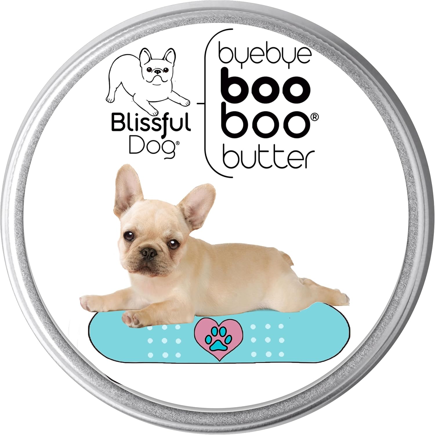 The Blissful Dog 1 oz TIN French Bulldog Booboo Butter - Pet Explorer