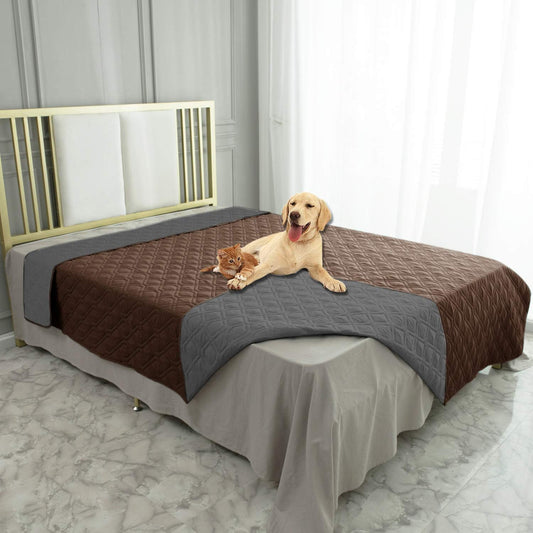 Ameritex Waterproof Dog Bed Cover Pet Blanket for Furniture Bed Couch Sofa Reversible - Pet Explorer