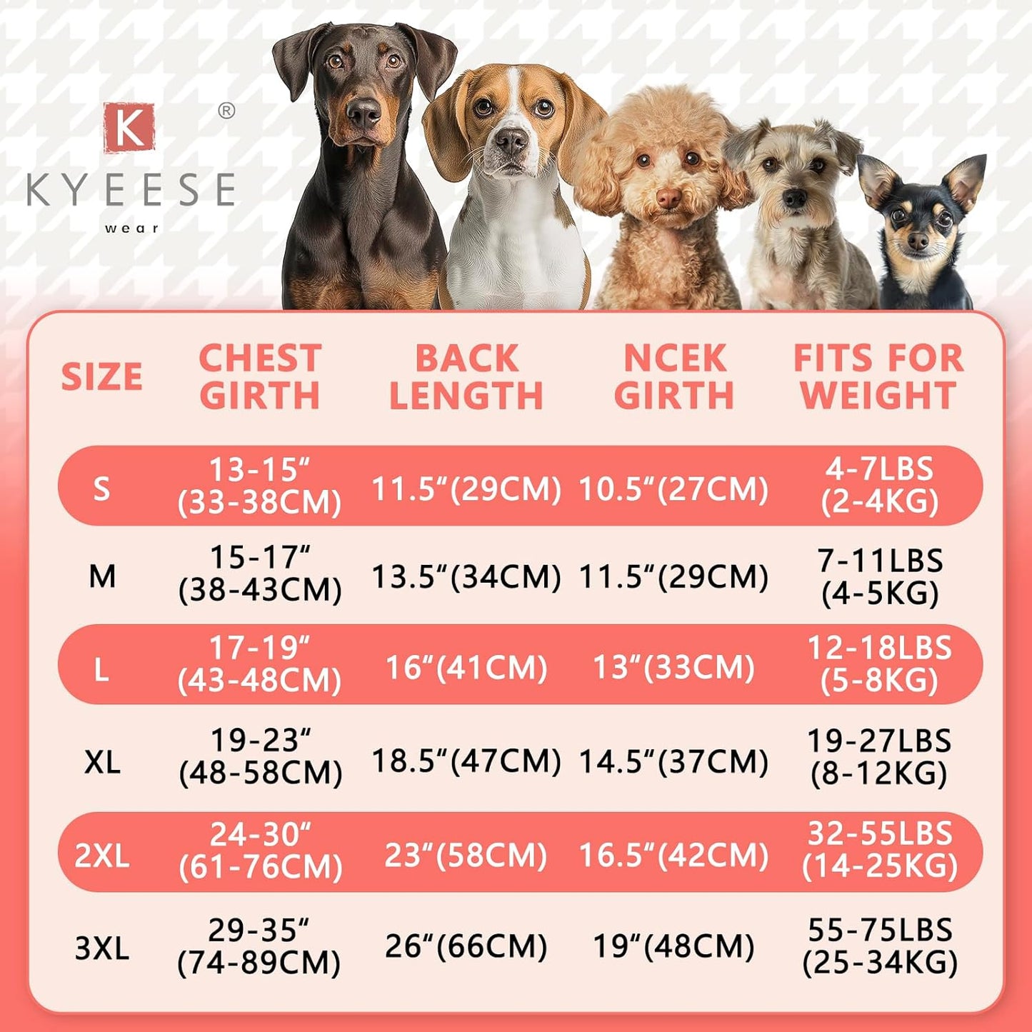 KYEESE 2Pack Dog Sweater Soft Dog Sweatshirt Pullover Pet Sweaters for Medium Dogs Male Warm Pet Coats Stretchy Dachshund Clothes Turtleneck Dogs Clothes