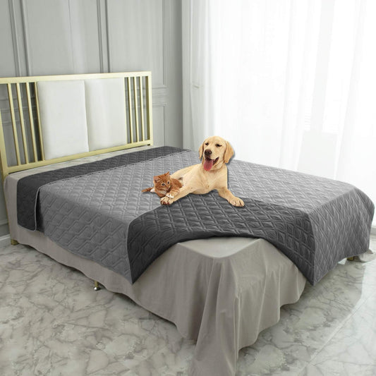 Ameritex Waterproof Dog Bed Cover Pet Blanket for Furniture Bed Couch Sofa Reversible - Pet Explorer