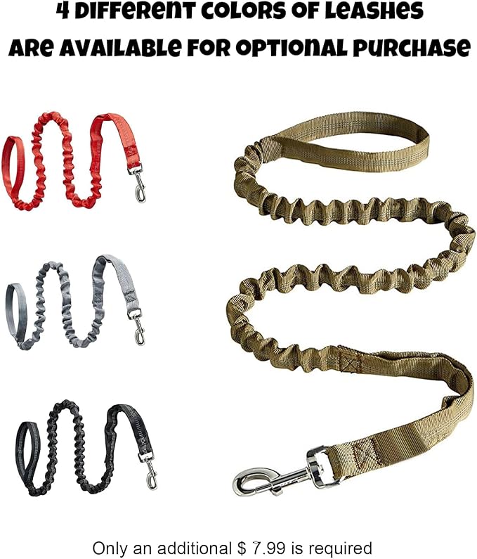 Tactical Cat Harness, Escape Proof Cat Harness with Customizable Patches, Adjustable Military Style Design, Optional Leash (Khaki)