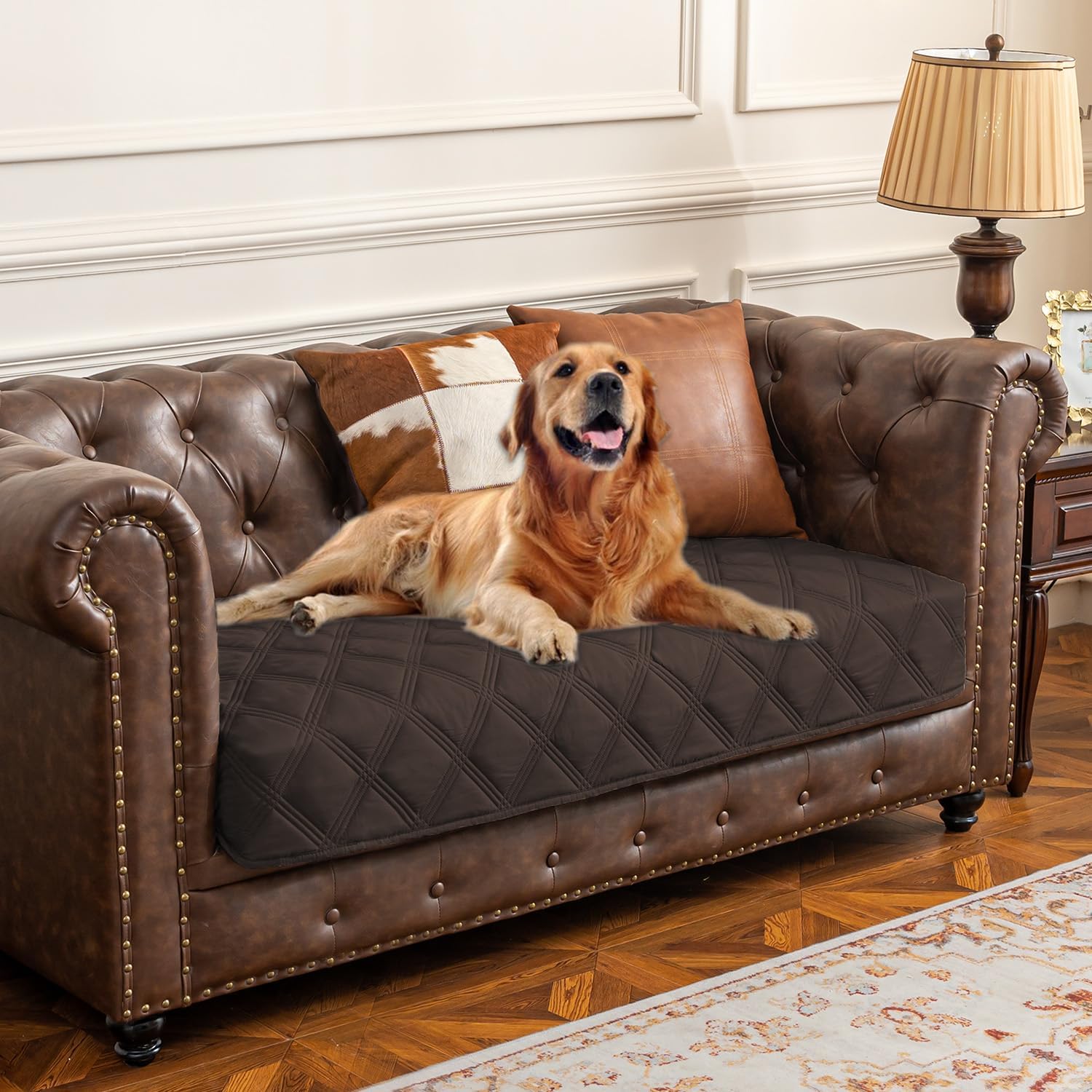 Ameritex Waterproof Dog Bed Cover Pet Blanket with Anti-Slip Back for Furniture Bed Couch Sofa - Pet Explorer
