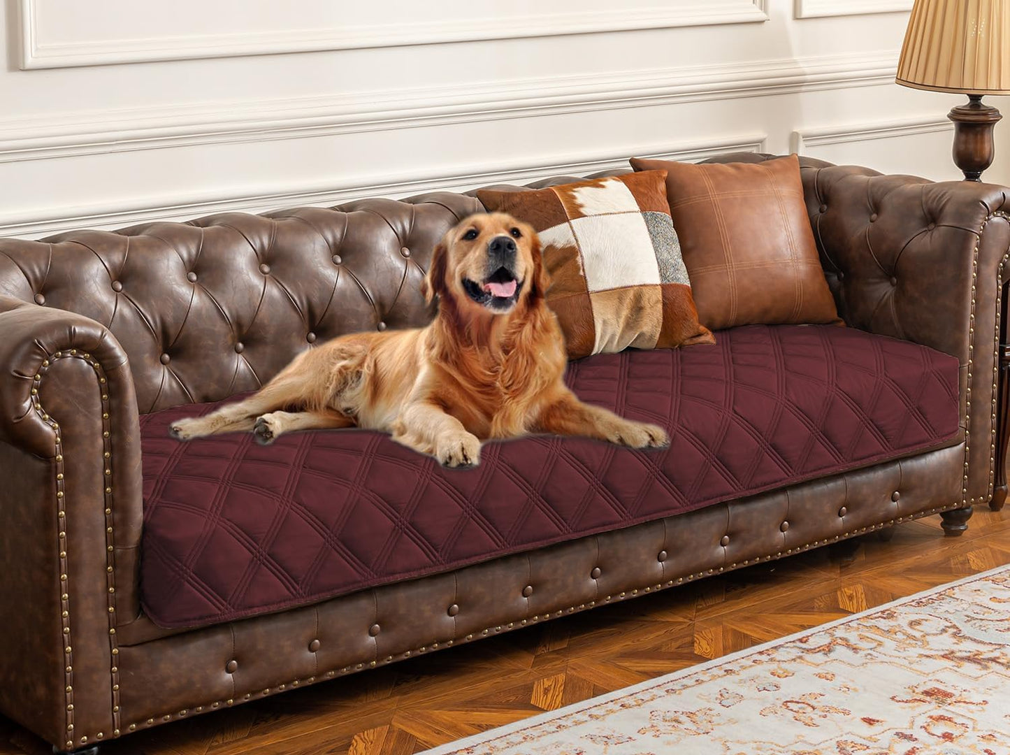 Ameritex Waterproof Dog Bed Cover Pet Blanket with Anti-Slip Back for Furniture Bed Couch Sofa - Pet Explorer