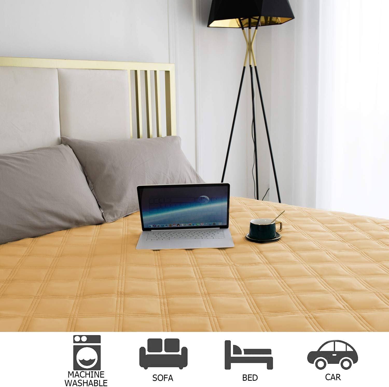 Ameritex Waterproof Dog Bed Cover Pet Blanket with Anti-Slip Back for Furniture Bed Couch Sofa - Pet Explorer