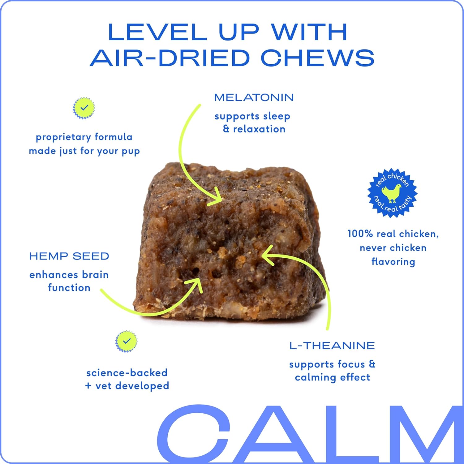 Native Pet Calming Chews for Dogs - Melatonin for Dogs Anxiety Relief - Grain Free All Natural Hemp Calming Treats & L-Theanine Helps Manage Stress & Separation Anxiety - Puppy Sleep Aid - 60 Chews - Pet Explorer