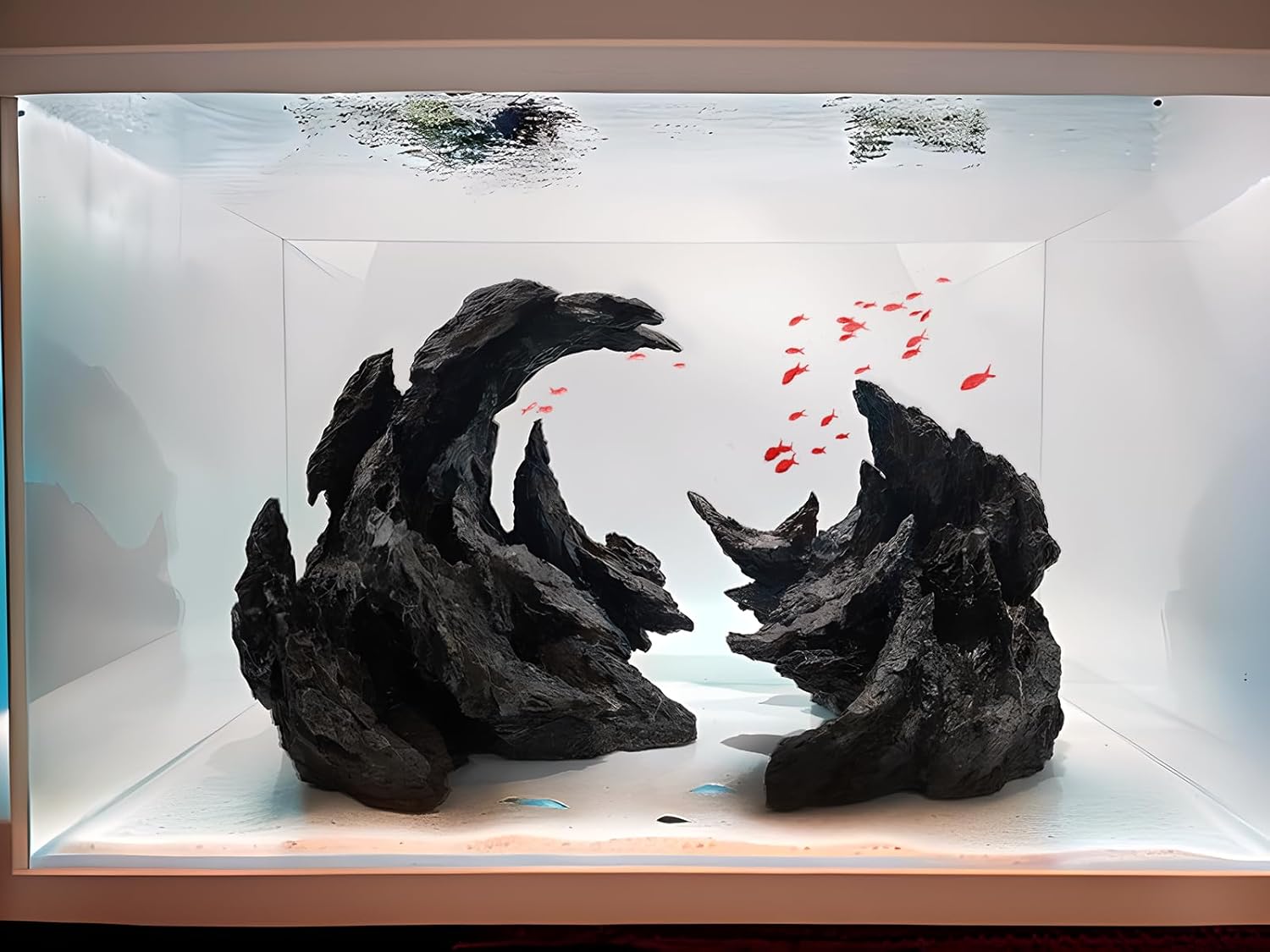 Fish Tank Decor Rocks.Aquarium Decoration Model.Easy Superior Aquascape (Perched Canyon-15inch) - Pet Explorer