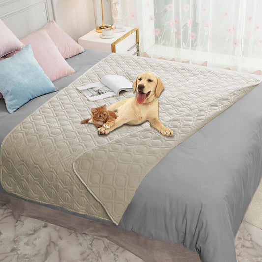 Ameritex Waterproof Dog Bed Cover Pet Blanket for Furniture Bed Couch Sofa Reversible - Pet Explorer