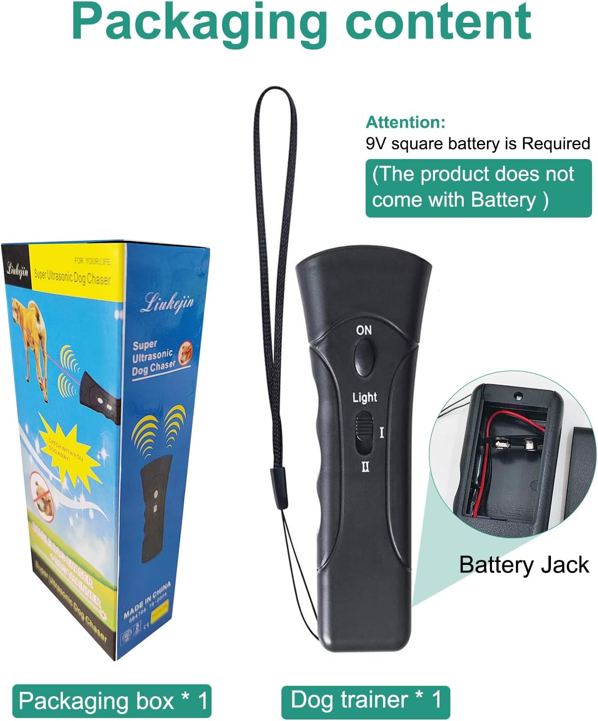 Dog Barking Control Devices,Anti Barking Device,Ultrasonic Dog Barking Control Devices & Training Tool,3 in 1 Bark Control Tool,Correct Poor Behavior, Indoor &Outdoor - Pet Explorer