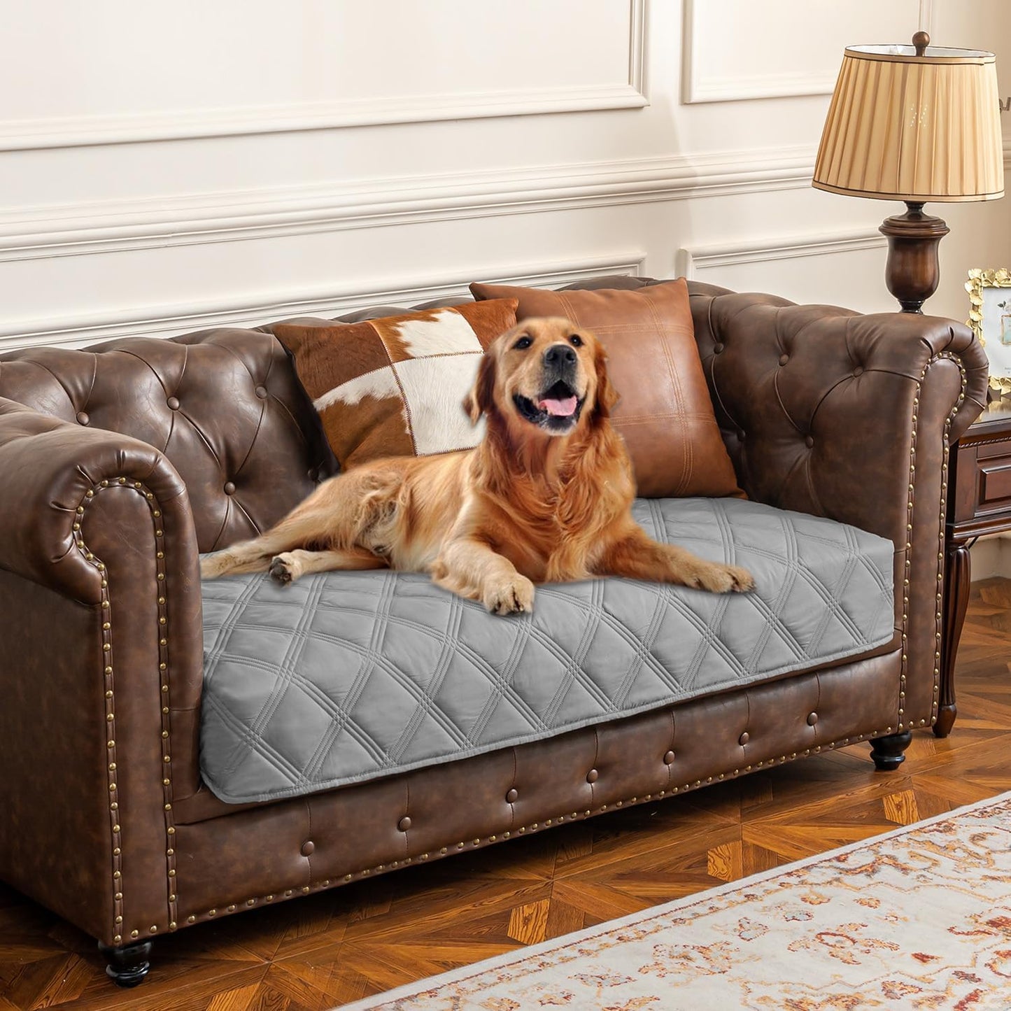 Ameritex Waterproof Dog Bed Cover Pet Blanket with Anti-Slip Back for Furniture Bed Couch Sofa - Pet Explorer