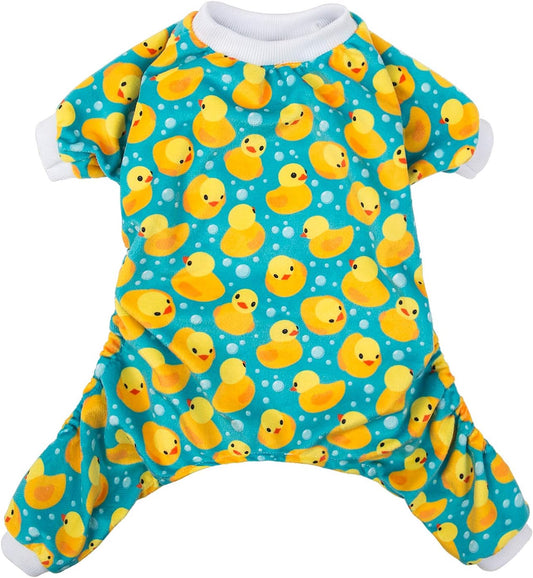 CuteBone Dog Halloween Pajamas Puppy Onesies Small Dogs Soft Pjs Coat Cat Apparel Comfy Pet Christmas Clothes Outfit Doggie Bodysuit P50M