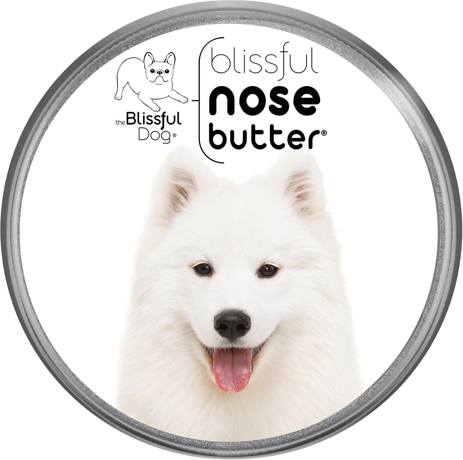 The Blissful Dog Samoyed Nose Butter for Dry, Cracked Skin, Lick-Safe Dog Nose Balm with Moisturizing Shea Butter, Almond, Olive, and Essential Oils, Pet Supplies, Uncented, 2 oz. - Pet Explorer