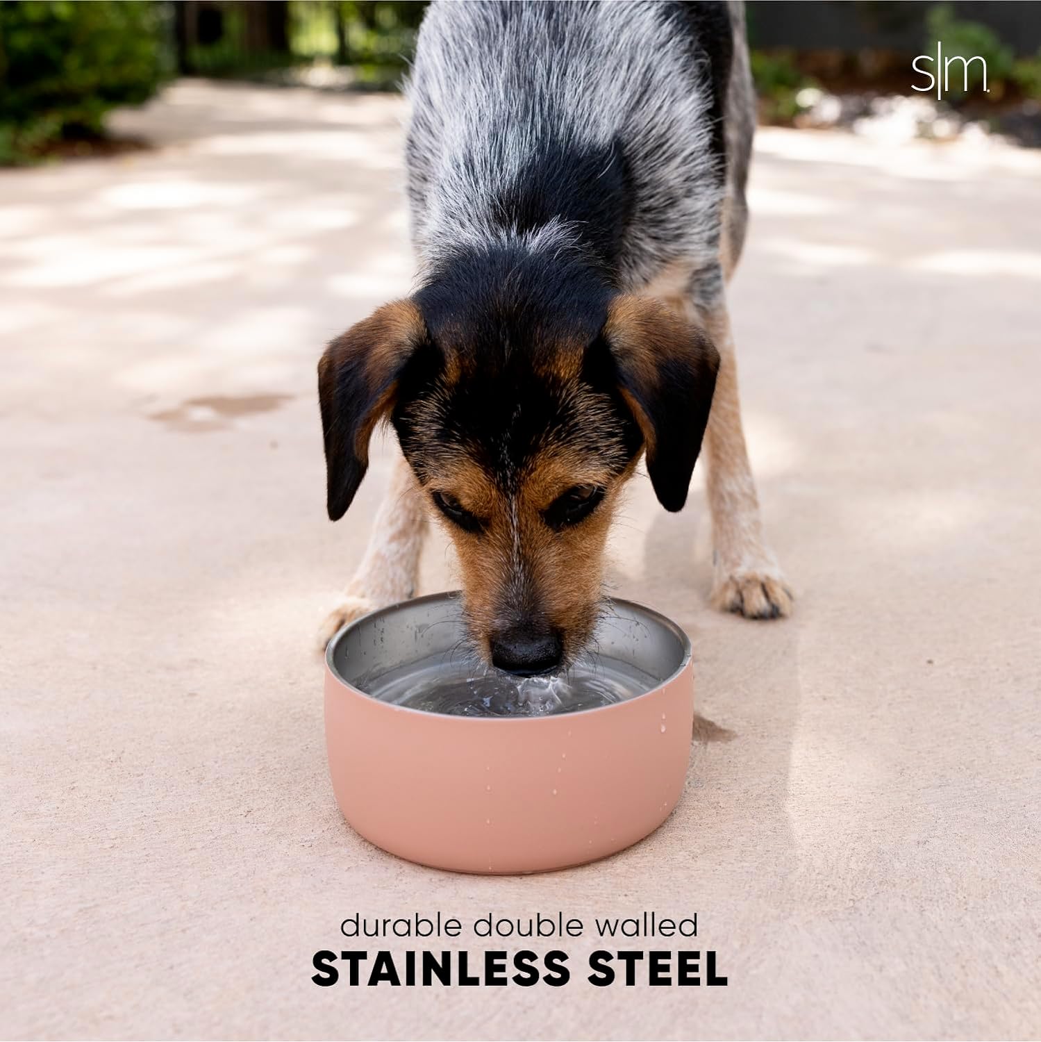 Simple Modern Stainless Steel Pet Water Bowl for Dogs & Cats | Reusable Insulated Stainless Steel Food Bowls for Dog Cat | No Tip No Slip BPA Free | Bentley Collection | Large (64oz) | Winter White - Pet Explorer