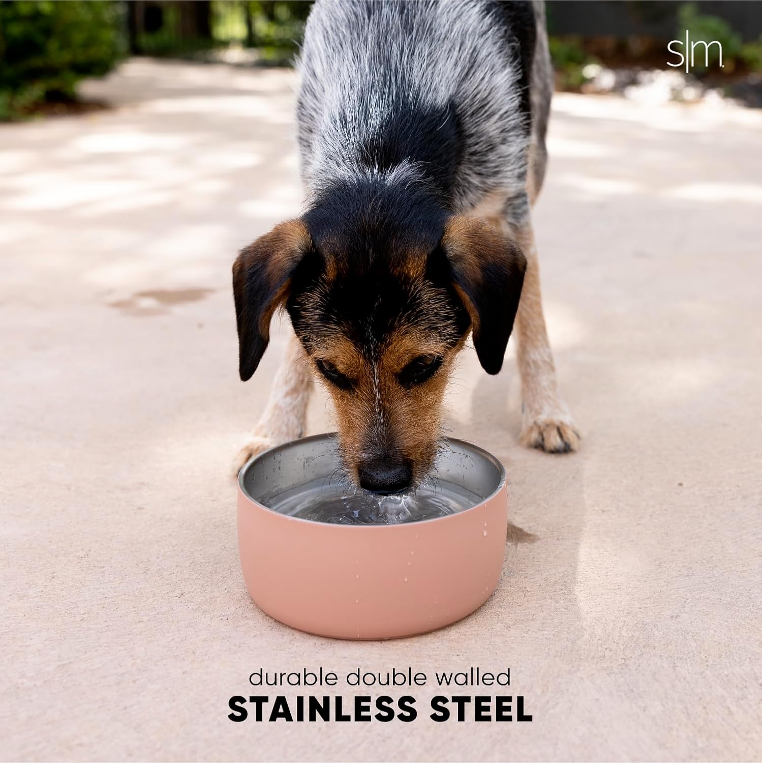 Simple Modern Stainless Steel Pet Water Bowl for Dogs & Cats | Reusable Insulated Stainless Steel Food Bowls for Dog Cat | No Tip No Slip BPA Free | Bentley Collection | Medium (32oz) | Lavender - Pet Explorer