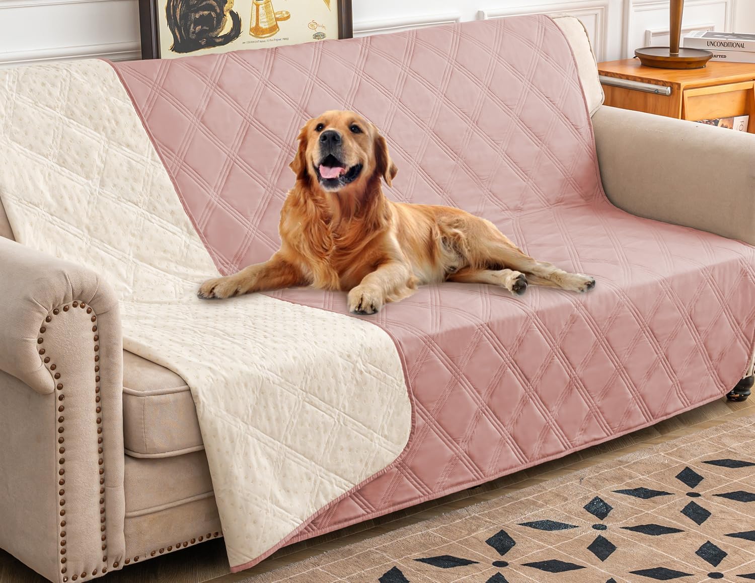Ameritex Waterproof Dog Bed Cover Pet Blanket with Anti-Slip Back for Furniture Bed Couch Sofa - Pet Explorer