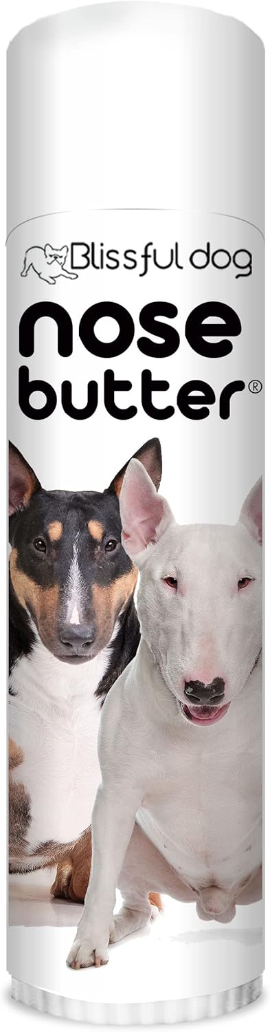 The Blissful Dog Terrier Nose Butter for Dry, Cracked Skin, Lick-Safe Dog Nose Balm with Moisturizing Shea Butter, Almond, Olive, and Essential Oils, Pet Supplies, Uncented, 0.50 oz. - Pet Explorer