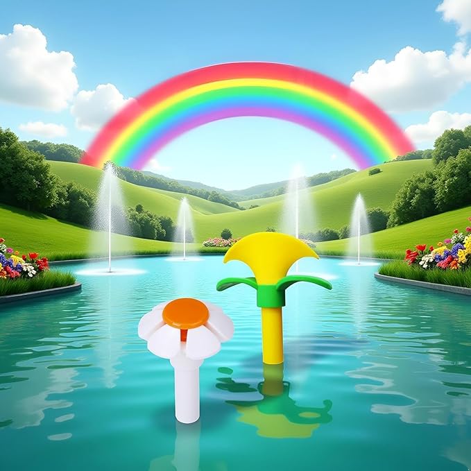 2PCS Cat Fountain Replacement Flower Nozzle Head for Round Cubic Top Water Dispen Feeding & Watering Supplies