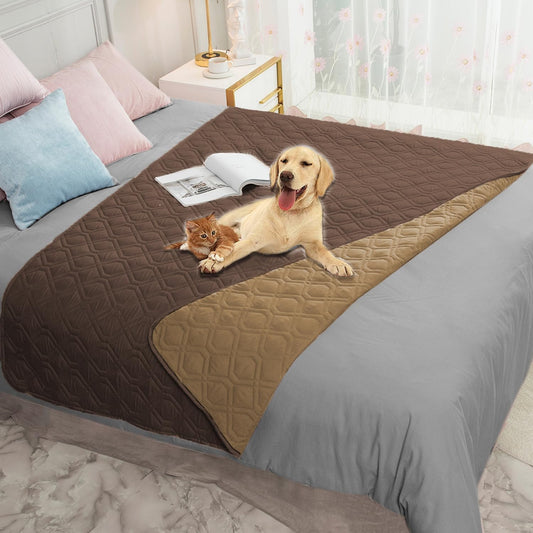 Ameritex Waterproof Dog Bed Cover Pet Blanket for Furniture Bed Couch Sofa Reversible - Pet Explorer