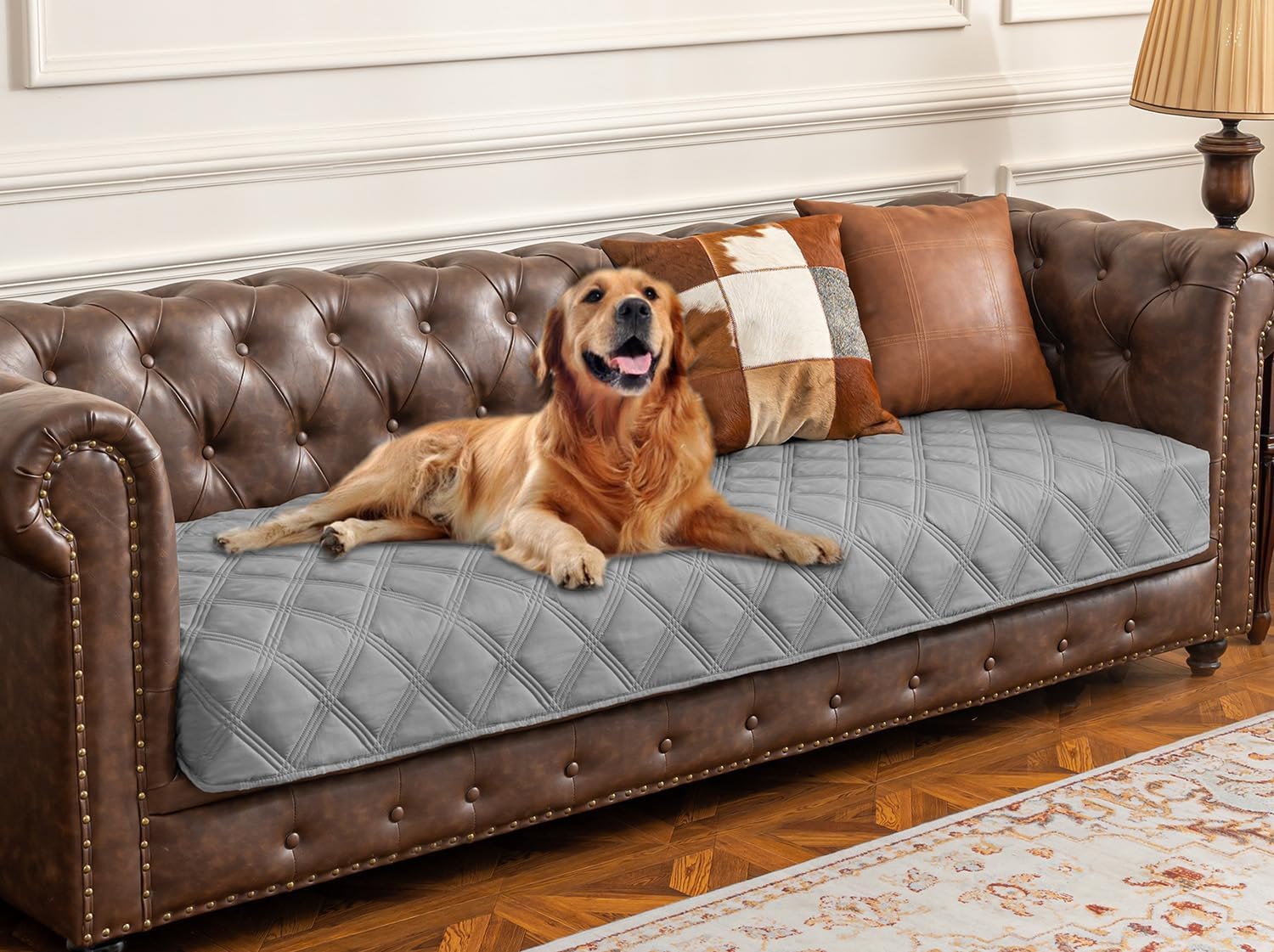 Ameritex Waterproof Dog Bed Cover Pet Blanket with Anti-Slip Back for Furniture Bed Couch Sofa - Pet Explorer