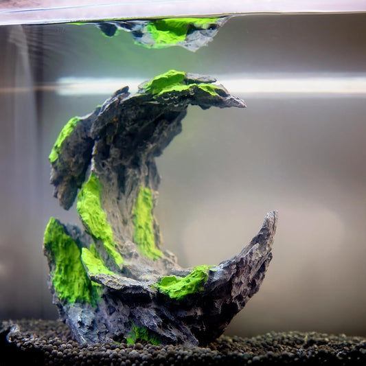 Fish Tank Decor Rocks.Aquarium Decoration Model.Easy Superior Aquascape (Moon Valley) - Pet Explorer