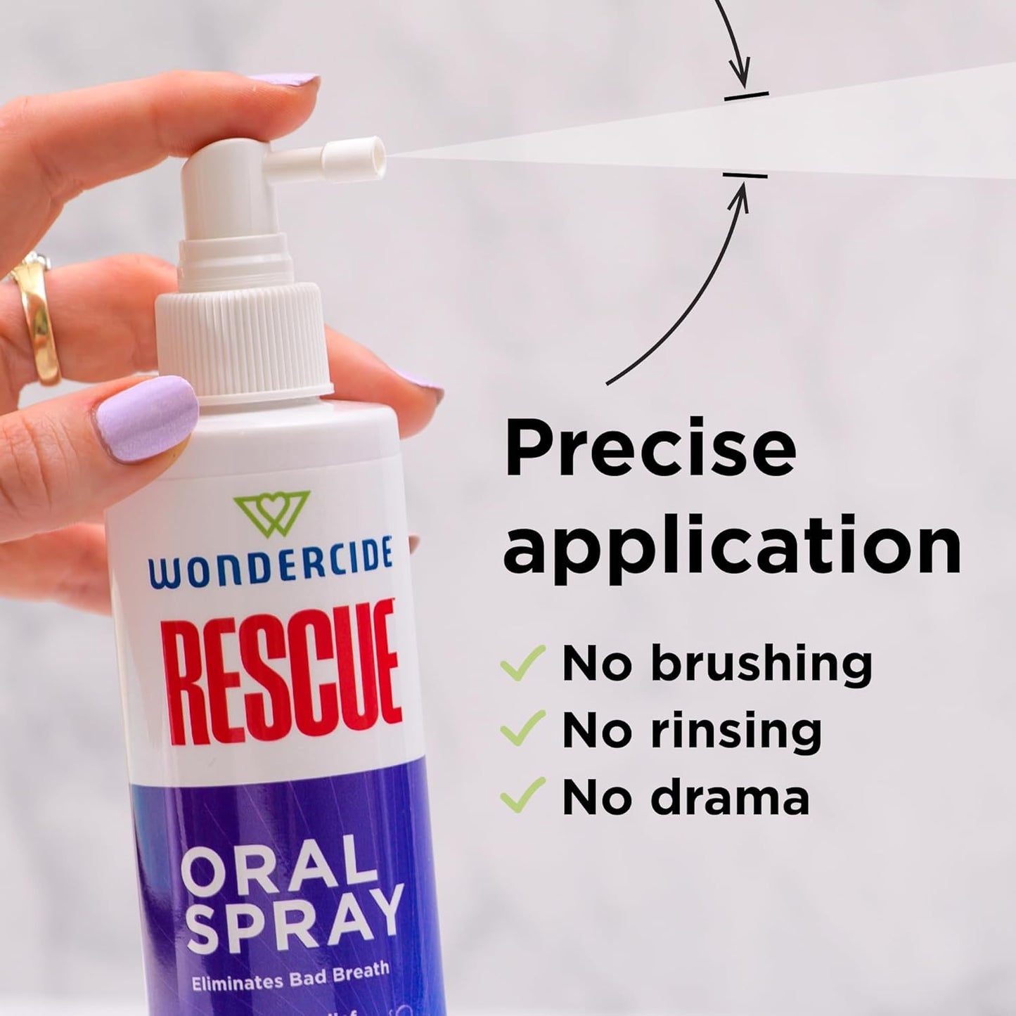 Wondercide Rescue - Oral Spray for Dogs and Cats – Freshens Breath, Soothes Gums, Alcohol Free Daily Dental Care with Pure Hypochlorous – 8.5 oz - Pet Explorer