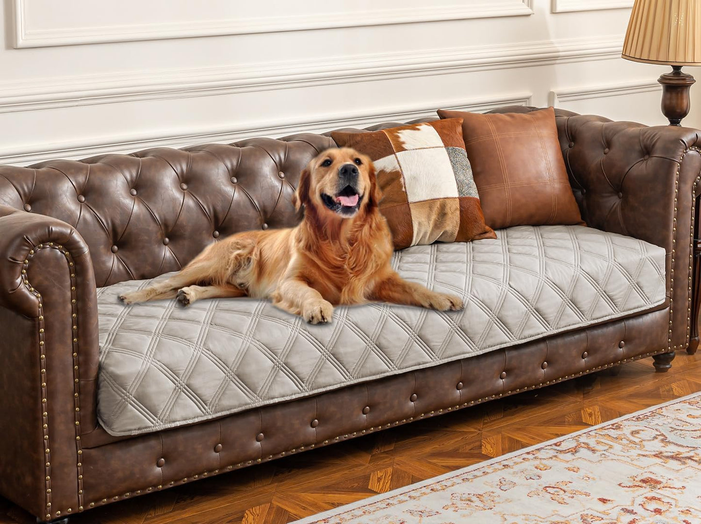 Ameritex Waterproof Dog Bed Cover Pet Blanket with Anti-Slip Back for Furniture Bed Couch Sofa - Pet Explorer