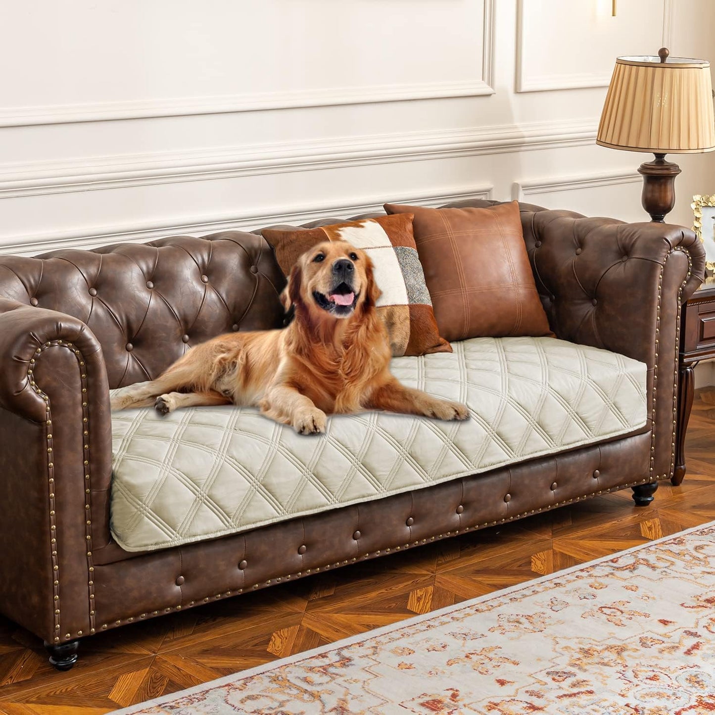 Ameritex Waterproof Dog Bed Cover Pet Blanket with Anti-Slip Back for Furniture Bed Couch Sofa - Pet Explorer