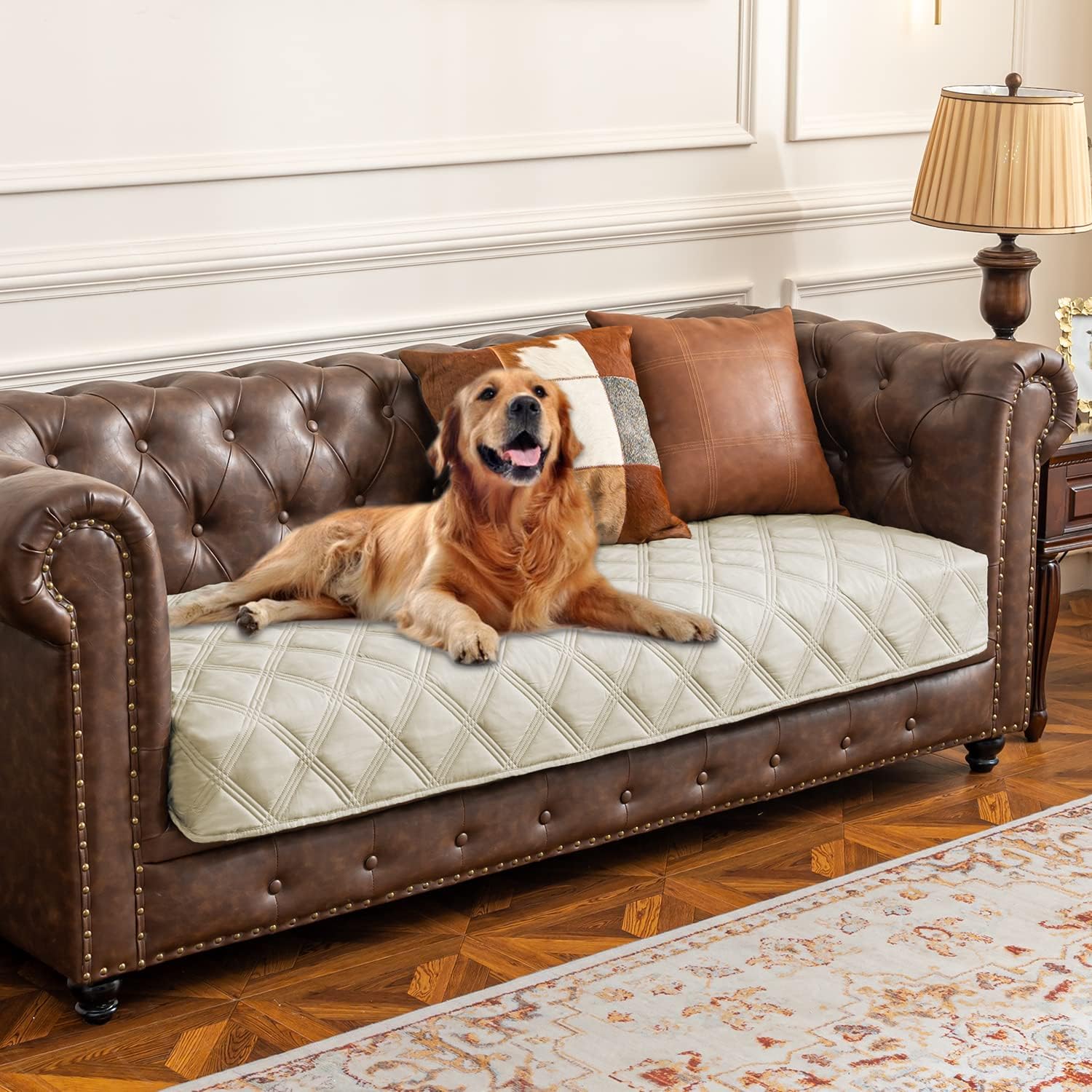 Ameritex Waterproof Dog Bed Cover Pet Blanket with Anti-Slip Back for Furniture Bed Couch Sofa - Pet Explorer